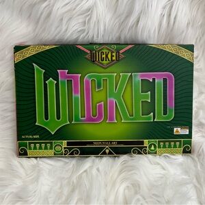 Wicked Neon Wall Art - Green and Pink